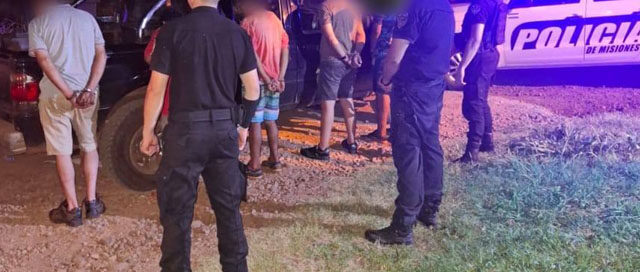 MONTECARLO: Cinco hombres demorados tras amenazas con arma de fuego a dos hermanos