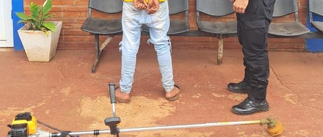 ELDORADO: La Policía recuperó una desmalezadora robada y detuvo a un sospechoso