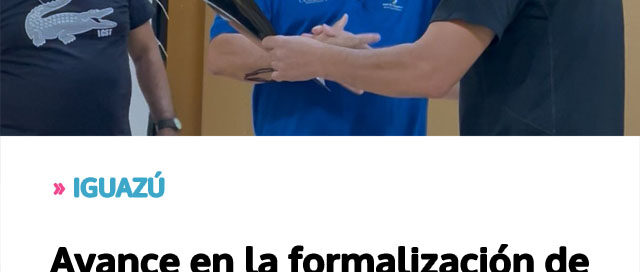 IGUAZÚ: Avance en la formalización de asociaciones civiles