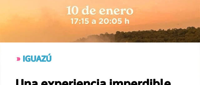 Una experiencia imperdible para disfrutar el atardecer en la Garganta del Diablo